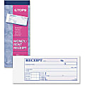 TOPS Money Receipt Book - 15 lb - 2 PartCarbonless Copy - 7.25" x 2.75" Form Size - 2.75" x 8.50" Sheet Size - White, Canary - Blue Print Color - 1 Each