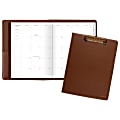AT-A-GLANCE® Signature Collection™ 13-Month Clipfolio, 9 3/8" x 12 1/2", Brown, January 2018 to January 2019 (YP60009-18)