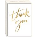Punch Studio Thank You Cards, 3-1/2" x 5", Thank You Script, Box Of 12 Cards 1 thumbnail image