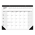 Office Depot® Brand 30% Recycled Desk Pad Calendar, 22" x 17", January-December 2013