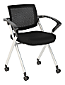Bush Business Furniture Corporate Mesh Back Folding Office Chair, Black, Standard Delivery 1 thumbnail image