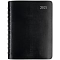 2025 Office Depot Weekly/Monthly Planner, 4" x 6", Black, January To December, OD711500