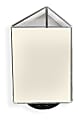 Azar Displays Acrylic Vertical 3-Sided Revolving Sign Holder, 8-1/2"H x 5-1/2"W x 5-1/2"D, Clear 1 thumbnail image