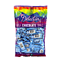 Delectais Milk Chocolate Thins, 14.1 Oz, Blue, Pack Of 2 Bags