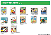 Rigby PM Math Readers Set D Complete Package, Green Levels 14-17, Grades 1-2, 6 Sets Of 12 Titles