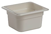 Cambro Camwear GN 1/6 Size 4" Food Pans, 4”H x 6-3/8”W x 7”D, White, Set Of 6 Pans 1 thumbnail image