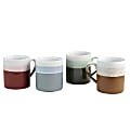 Gibson Home Terra Firma 4-Piece Mug Set, 23 Oz, Assorted Colors 1 thumbnail image