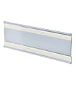 Azar Displays Acrylic Horizontal Adhesive-Back Nameplates, 3"H x 6"W x 3/16"D, Clear, Pack Of 10 Nameplates 1 thumbnail image