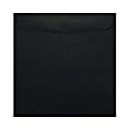 LUX Square Envelopes, 9 1/2" x 9 1/2", Gummed Seal, Midnight Black, Pack Of 50 1 thumbnail image