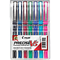 Pilot® Precise™ V5 Liquid Ink Rollerball Pens, Extra Fine Point, 0.5 mm, Assorted Barrels, Assorted Ink Colors, Pack Of 7 1 thumbnail image