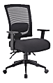 Boss Office Products Mesh-Back 3-Paddle Task Chair, Black/Gray