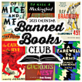 2025 TF Publishing Monthly Wall Calendar, 12” x 12”, Banned Book Club, January 2025 To December 2025