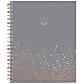 Cambridge® WorkStyle Weekly/Monthly Academic Planner, 8-1/2" x 11, Gray Dot, July 2020 To June 2021, 1442-901A-30