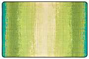 Carpets for Kids® Pixel Perfect Collection™ Green Acres Stripes Activity Rug, 6' x 9', Green 1 thumbnail image