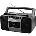 JENSEN Portable Stereo CD Player Dual Cassette Deck Recorder with AM/FM Radio - 1x Disc Integrated Stereo Speaker - MCR1500 1 thumbnail image