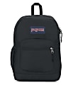 Jansport Cross Town Plus Backpack With 15" Laptop Pocket, 100% Recycled, Black