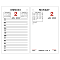 AT-A-GLANCE 2023 RY Daily Loose-Leaf Desk Calendar Refill, Standard, 3 1/2" x 6"
