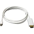 Unirise 10ft Mini Displayport to HDMI Cable, Male - Male, 32 AWG - 10 ft HDMI/Mini DisplayPort A/V Cable  - MDPHDMI10FMM 1 thumbnail image