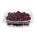 Stalk Market Compostable Hinged Deli Containers, 4" x 4.75", 8 Oz, Clear, Pack Of 300