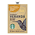 Starbucks® Single-Serve Coffee Packets, Veranda Blend, Carton Of 80