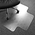 Floortex® Advantagemat® Vinyl Lipped Chair Mat for Carpets up to 3/8", 48" x 60", Clear 1 thumbnail image