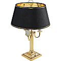 Ledu Three-Lamp Candelabra Desk Lamp, Brass