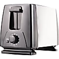 Brentwood Toaster - Toast - Black, Stainless Steel