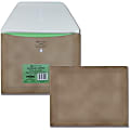 Quality Park Letter File Jacket - 8 1/2" x 11" - Paper - Brown - 1 Each