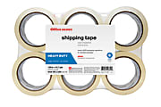 Office Depot® Brand Shipping Tape, Heavy-Duty, 1.89" x 43.7 Yd., Clear, Pack Of 6