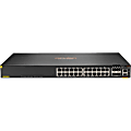 Aruba 6200F 24G Class4 PoE 4SFP+ 370W Switch - 24 Ports - Manageable - 3 Layer Supported - Modular - 65 W Power Consumption - 370 W PoE Budget - Twisted Pair, Optical Fiber - PoE Ports - Rack-mountable - Lifetime Limited Warranty
