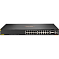 HPE 6200F 24G Class4 PoE 4SFP+ 370W Switch - 24 Ports - Manageable - 3 Layer Supported - Modular - 65 W Power Consumption - JL725AABA 1 thumbnail image