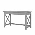 Bush Furniture Key West 48"W Writing Desk, Cape Cod Gray, Standard Delivery