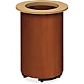 HON Preside Laminate Cylinder Base - Cylindrical Base - Cognac, High Pressure Laminate (HPL) - Plywood