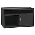 Lorell® 19"D Lateral File Cabinet Credenza, Black