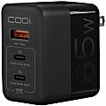 CODi 65W GaN Triple Port Wall Charger - USB-C and USB-A Quick Charge 3.0 outputs
