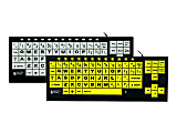 Ablenet Ergoguys VisionBoard 2 - Keyboard - USB - black on white 1 thumbnail image