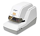 Max Flat Clinch Electronic Stapler, Gray