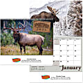 Full Color Sportsman Spiral Wall Calendar