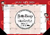 2026 Willow Creek Press Monthly Desk Pad Calendar, 12" x 17", Betty Boop, January To December, 57087 1 thumbnail image