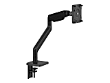 Humanscale M2.1 - Mounting kit (monitor arm, fixed angled / dynamic link, two-piece desk clamp mount) - adjustable arm - for LCD display - black with black trim - mounting interface: 100 x 100 mm