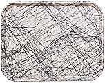 Cambro Camtray Rectangular Serving Trays, 15" x 20-1/4", Gray Swirl, Pack Of 12 Trays 1 thumbnail image