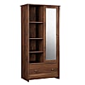 Sauder River Ranch Storage And Wardrobe Armoire With Mirror, Garment Rod And Drawer, 71-1/2”H x 33-3/4”W x 20-1/2”D, Grand Walnut 1 thumbnail image
