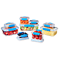 Sistema® 18-Piece Food Storage Set, Blue/Clear