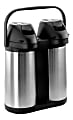 MegaChef Dual 1.9 Quart Stainless Steel Airpot, Hot Water Dispenser for Coffee and Tea 1 thumbnail image
