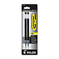 Pilot G2 Gel Refill, Fine Point, 0.7mm, Black Ink, Pack of 2 Refills