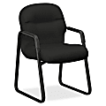 HON® Pillow Soft Guest Chair With Fixed Arms, Black 1 thumbnail image
