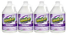 OdoBan® Odor Eliminator Disinfectant Concentrate, Lavender Scent, 128 Oz Bottle, Case Of 4