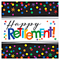 Amscan Happy Retirement Lunch Napkins, 6-1/2" x 6-1/2", Multicolor, Pack Of 16 Napkins