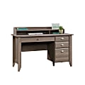 Sauder® Shoal Creek 54"W Desk With Organizer Hutch, Diamond Ash
