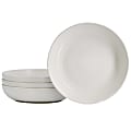 Bee and Willow Home Milbrook 4-Piece Dinner Bowl Set, 8-13/16”, White Speckle 1 thumbnail image
